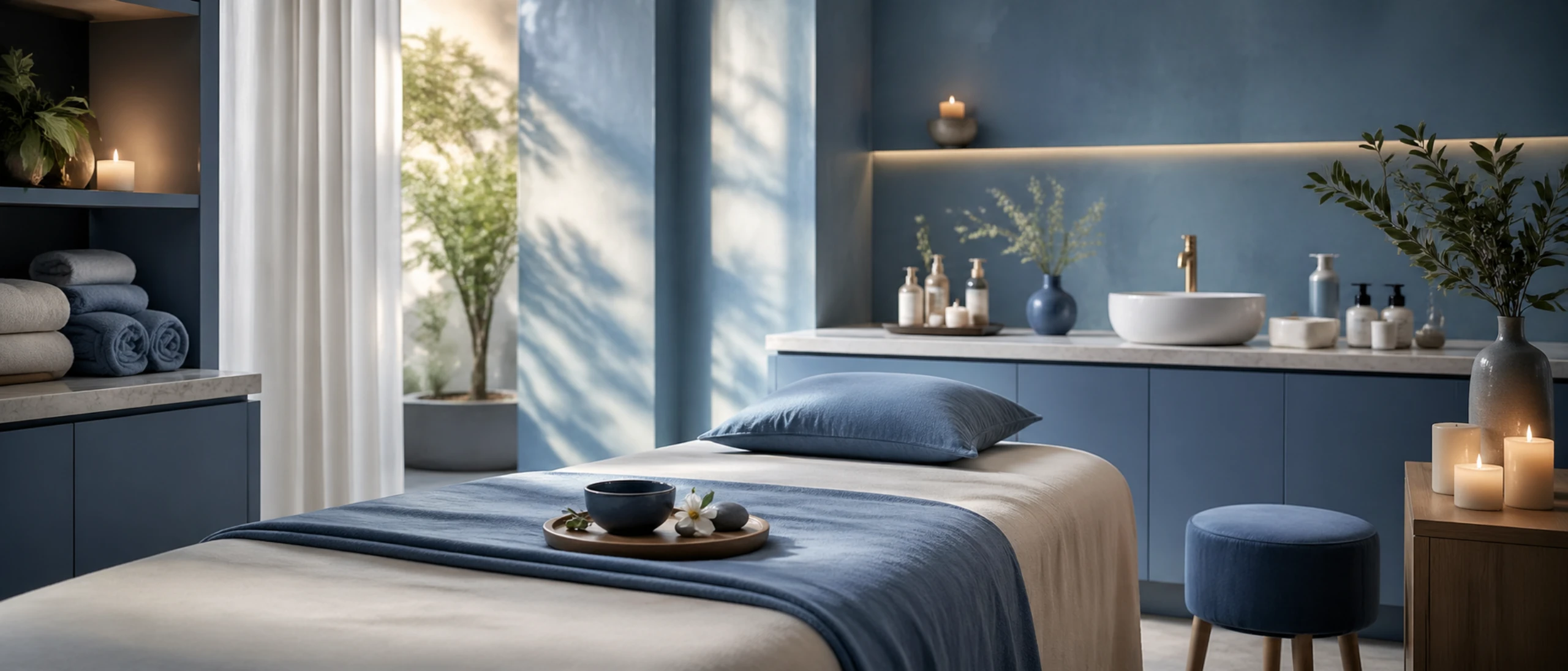 Photo du Studio bleu apaisant